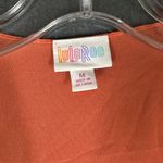 LuLaRoe ‎ Womens Medium Shirley Kimono Open Front Waterfall Duster Coral Peach Photo 1