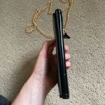 Chloé Authentic Chloe Eclipse black patent leather wallet on chain gold crossbody Photo 8