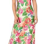 Willow Glenn Floral Sleeveless Maxi Dress Women’s Size M Hourglass Colorful Pink Size M Photo 0