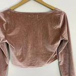 Urban Outfitters NWT Pink Velvet Crop Top Photo 11