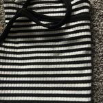 Black and White Striped Women's Top Photo 1