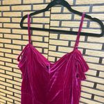 BCX  Pink Velvet Cold Shoulder Dress‎ Size XL Photo 2
