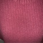 Hollister  Burgundy Knit Crewneck Sweater size XS Photo 5
