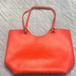 Neiman Marcus Neiman‎ Marcus Vibrant Red Tote Bag Photo 0
