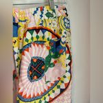 Maeve  Straight-Leg Pull on Silk Pants Multicolor Photo 6