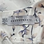 OhSevenDays Maternity Caroline Dress Size Large Maxi With Slit White Photo 8