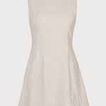 RIHOAS The Beige Boat Neck Textured Mini Dress Size XS Photo 6