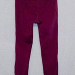 Athleta  Burgundy Maroon Mid Rise Ankle Length Athletic Leggings size XS Photo 5