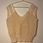 Anthropologie NWTs Maeve For  Lace Sleeve Sweater Top One Size Photo 1