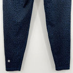 Sweaty Betty Blue Leopard Animal Print 7/8 Length Leggings Women’s Size Small Photo 5