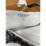 TAVIK Chloe Swimsuit Bottoms XS Black White‎ Floral Print Strappy Full Coverage Photo 1