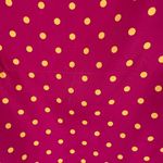 Hot Pink Polka Dot Blouse Sz Medium Photo 3