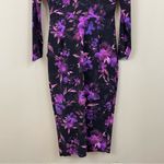 Chiara Boni La Petite Robe Floral-Print Ruffle Bodycon Midi Dress Size 44/8 Photo 12