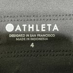 Athleta Women's Black Drawstring Zipper Pocket Trekkie North Skort Size 4 Photo 3