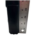 Schutz Womens 8.5 Zhara Leather Boots Black Lace Up Faux Fur Combat Lug 4.25 " Photo 7