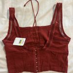 Free People  Corset Top Crop Photo 3