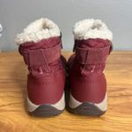 Easy Spirit  Seelk Winter Boot Size 7 Suede Faux Fur Lined Burgandy Red Zip Photo 6