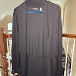 Verve Ami Chic Black Open Front Cardigan Photo 1