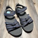 Teva  Women’s Strappy Outdoor Sandals Gray Blue Size 8 Comfort Walking Photo 0