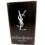 Authentic YSL Slingback Black Patent Leather High Heels Shoes 9.5 N Original Box Photo 1