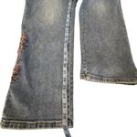 Soft Surroundings  Jean 18W Ultimate Straight Crop Women‎ Denim Boho Embroidery Photo 10