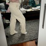 Hollister cream parachute pants size small long Photo 2