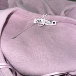 ZARA NWOT  SOFT RUCHED CROP CARDIGAN LARGE BLOGGERS FAV Photo 6