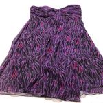 EXPRESS  Strapless Party Dress 6 Pink and Purple Photo 2