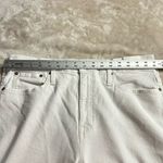 J.Crew  Slim Wide Leg Jeans Women's 31T Tall White Raw Hem Full Length NWT Photo 6