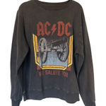 AC/DC  "We Salute You" Unisex Crew Neck Sweatshirt Black Size M Photo 0