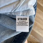 STAUD Painter Medium Wash Jeans Size 4 Blue Photo 6