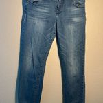 Kut From The Kloth  Blue Catherine Boyfriend Jeans SZ 8 Y2K Straight Leg Cropped Photo 0