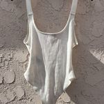 Forever 21 LG  white ribbed buckle  bodysuit Photo 3