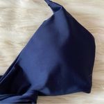 SheIn Navy Blue Twist front Halter Bikini Tops Sz S Photo 8