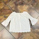 Westbound  Women’s White Button Down 3/4 Sleeve Blouse XL Photo 12