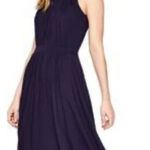 Boden blue navy jersey Emmie maxi dress‎ size 4 Regular minimalist Photo 0