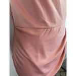 Showpo Dazzling Lights‎ Cowl Drape MIDI Dress Pink Peach Satin Size 6 US 0209 Photo 4
