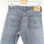 Levi's 501 Womens Raw Hem Button Fly Ripped Distressed Straight Jeans Size 28 Photo 6