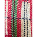 Entro Holiday Plaid Knit Sweater in Taupe Size S Photo 4