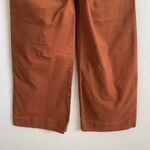 Madewell Orange Rust Retro Emmett High Waisted Wide Leg Crop Jean Trouser Pants Photo 7