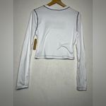 Riley & James  NEW Y2K Style Cropped Long Sleeve 'Baddie' Baby Tee Top Size Sz M Photo 4