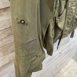 Sanctuary Social Standard Womens S Shirt Jacket Green Safari Tencel Army Shacket Photo 4