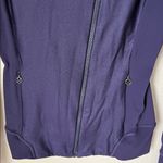Lululemon  emerge renewed deep navy purple asymmetrical zip jacket Photo 4
