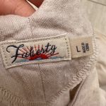 Faherty linen organic long sleeve beige neutral lightweight top size large L Tan Photo 4