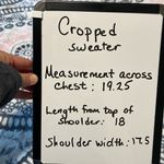 Romwe Crop Cable Knit Sweater Light Tan V Neck Womens Small Photo 10