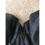 Vtg Sophistique by Smoothie Women's Strapless Teddy Strap Crotch Size 34C Black Photo 3