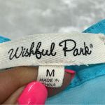 Wishful park  sheer Vneck Blouse women’s medium Photo 3