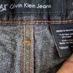 Calvin Klein  Denim Black Jeans Size 12 Bootcut USED #5142 Photo 2