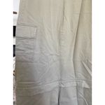 EXPRESS Vintage 90s Maxi Khaki Spaghetti Strap Dress Zip Off Y2K Grunge Size 3/4 Photo 4