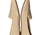 Chase and Chloe Beige Studded Pointed Toe Faux Leather Slip On Flats Size 6 Photo 8